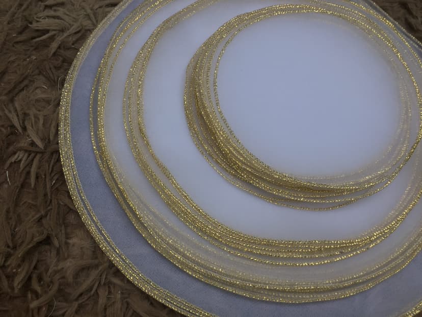 Lenço de Organza — detalhe 2
