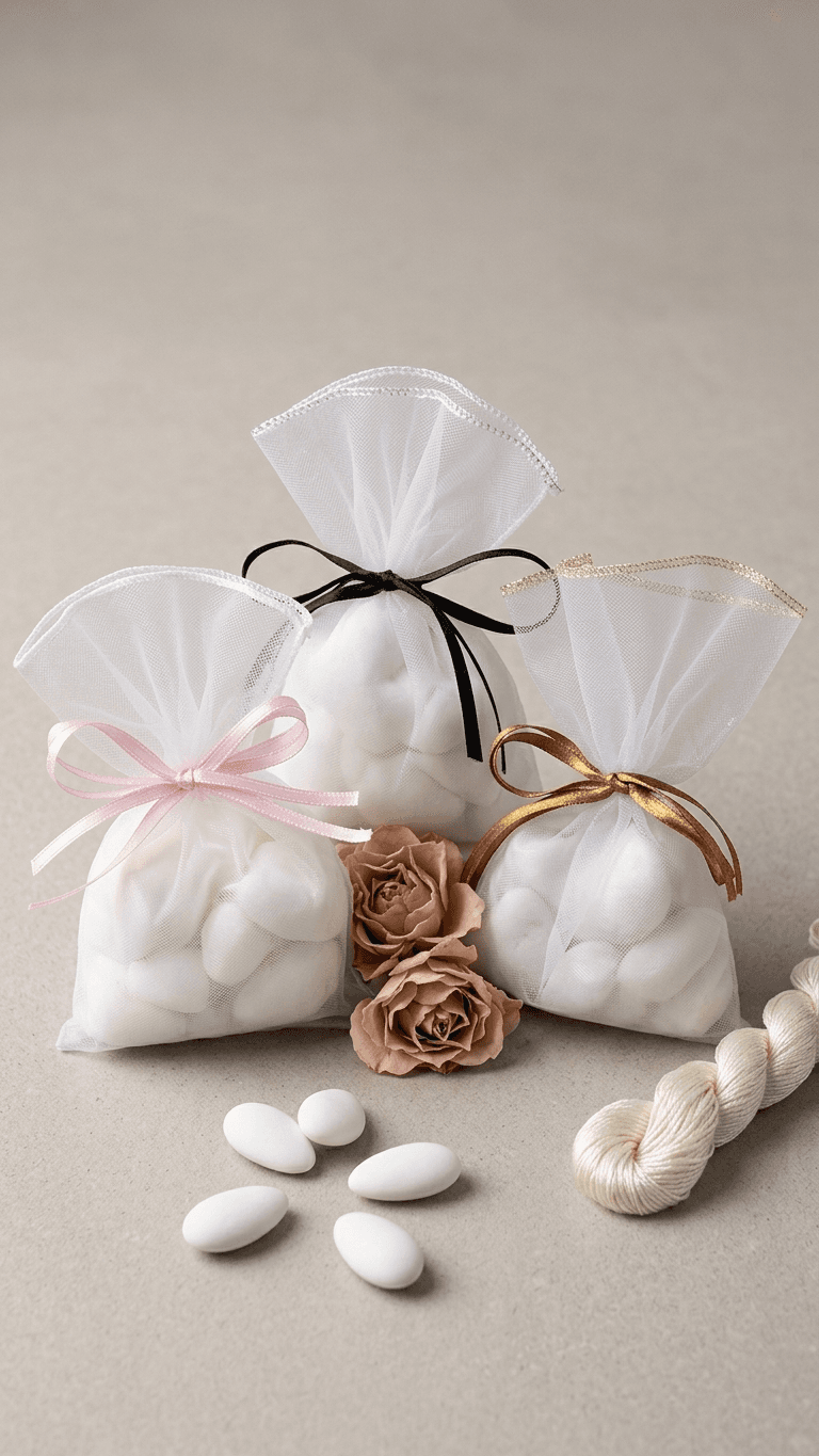 Saquinhos de Organza com Fio — detalhe 3